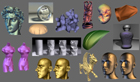 Examples of surfaces from a broad variety of application domains