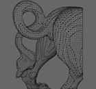 Marching cubes extraction of the same mesh