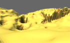After non-uniform anisotropic noise diffusion